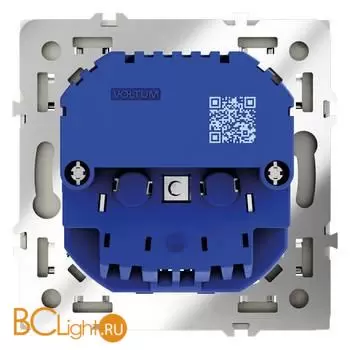 Розетка встраиваемая VOLTUM S70 с заземлением и защитными шторками, 16А, с USB, A+С, (сталь) VLS040505 - Фото 2