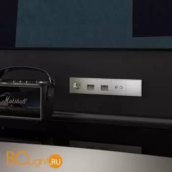 Розетка встраиваемая VOLTUM S70 с заземлением и защитными шторками, 16А, (шелк) VLS040204 - Фото 5