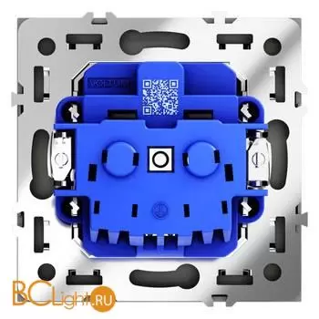 Розетка встраиваемая VOLTUM S70 с заземлением 16А, (титан) VLS040106 - Фото 5