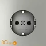 Розетка встраиваемая VOLTUM S70 с заземлением 16А, (сталь) VLS040105 - Фото 0