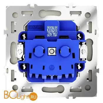 Розетка встраиваемая VOLTUM S70 с заземлением 16А, (шелк) VLS040104 - Фото 5