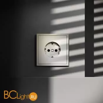Розетка встраиваемая VOLTUM S70 с заземлением 16А, (шелк) VLS040104 - Фото 6
