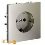 Розетка встраиваемая VOLTUM S70 с заземлением 16А, (шелк) VLS040104 - Фото 4