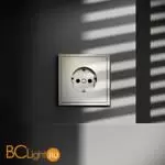 Розетка встраиваемая VOLTUM S70 с заземлением 16А, (шелк) VLS040104 - Фото 6