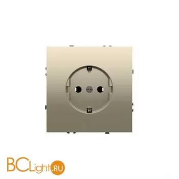 Розетка встраиваемая VOLTUM S70 с заземлением 16А, (кашемир) VLS040103 - Фото 7