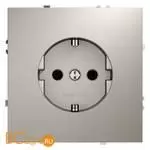 Розетка встраиваемая VOLTUM S70 с заземлением 16А, (кашемир) VLS040103