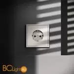 Розетка встраиваемая VOLTUM S70 с заземлением 16А, (кашемир) VLS040103 - Фото 6