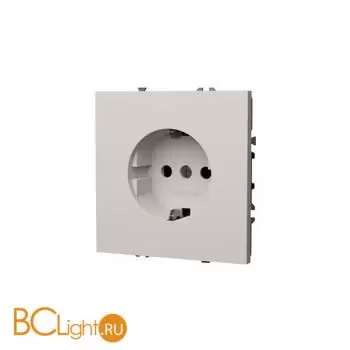 Розетка встраиваемая VOLTUM S70 с заземлением 16А, (белый матовый) VLS040102 - Фото 8