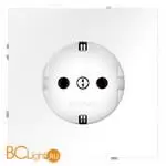 Розетка встраиваемая VOLTUM S70 с заземлением 16А, (белый матовый) VLS040102