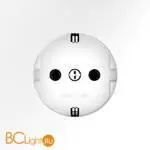 Розетка встраиваемая VOLTUM S70 с заземлением 16А, (белый матовый) VLS040102 - Фото 1