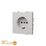 Розетка встраиваемая VOLTUM S70 с заземлением 16А, (белый матовый) VLS040102 - Фото 8