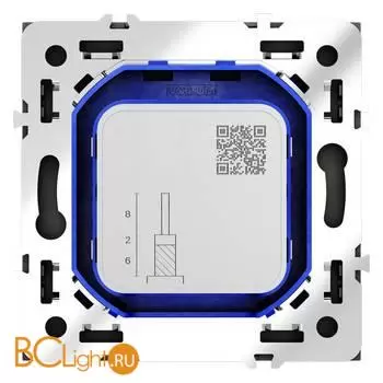 Розетка телевизионная встраиваемая VOLTUM S70 оконечная TV+SAT, (титан) VLS060406 - Фото 2