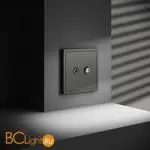 Розетка телевизионная встраиваемая VOLTUM S70 оконечная TV+SAT, (титан) VLS060406 - Фото 4