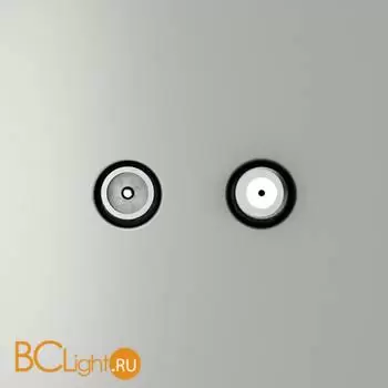 Розетка телевизионная встраиваемая VOLTUM S70 оконечная TV+SAT, (сталь) VLS060405 - Фото 0