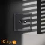 Розетка телевизионная встраиваемая VOLTUM S70 оконечная TV+SAT, (графит) VLS060407 - Фото 3