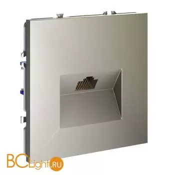 Розетка компьютерная встраиваемая VOLTUM S70 RJ45 кат.6, (шелк) VLS060104 - Фото 1