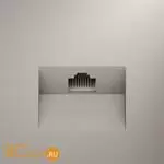 Розетка компьютерная встраиваемая VOLTUM S70 RJ45 кат.6, (кашемир) VLS060103 - Фото 0