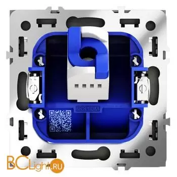 Розетка компьютерная встраиваемая VOLTUM S70 RJ45 кат.6, (графит) VLS060107 - Фото 2