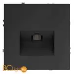 Розетка компьютерная встраиваемая VOLTUM S70 RJ45 кат.6, (графит) VLS060107