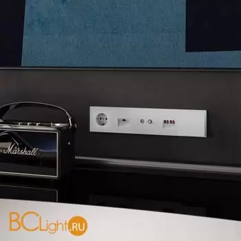 Розетка компьютерная встраиваемая VOLTUM S70 RJ45 кат.6, (белый матовый) VLS060102 - Фото 5