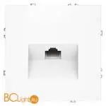 Розетка компьютерная встраиваемая VOLTUM S70 RJ45 кат.6, (белый матовый) VLS060102