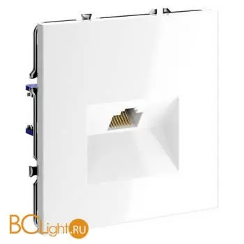 Розетка компьютерная встраиваемая VOLTUM S70 RJ45 кат.6, (белый глянцевый) VLS060101 - Фото 2