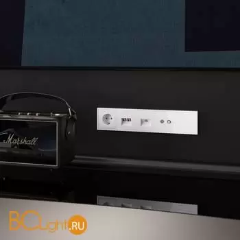 Розетка компьютерная встраиваемая VOLTUM S70 RJ45 кат.6, (белый глянцевый) VLS060101 - Фото 4