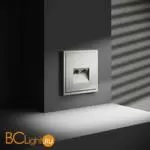 Розетка компьютерная встраиваемая VOLTUM S70 двойная RJ45+RJ45 кат.6, (сталь) VLS060205 - Фото 4