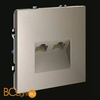 Розетка компьютерная встраиваемая VOLTUM S70 двойная RJ45+RJ45 кат.6, (шелк) VLS060204 - Фото 8