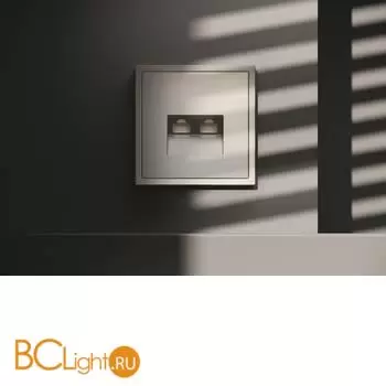 Розетка компьютерная встраиваемая VOLTUM S70 двойная RJ45+RJ45 кат.6, (шелк) VLS060204 - Фото 9