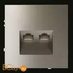 Розетка компьютерная встраиваемая VOLTUM S70 двойная RJ45+RJ45 кат.6, (шелк) VLS060204 - Фото 7