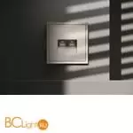 Розетка компьютерная встраиваемая VOLTUM S70 двойная RJ45+RJ45 кат.6, (шелк) VLS060204 - Фото 9