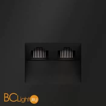 Розетка компьютерная встраиваемая VOLTUM S70 двойная RJ45+RJ45 кат.6, (черный матовый) VLS060208 - Фото 0