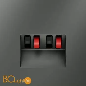 Розетка акустическая встраиваемая VOLTUM S70 4-местная, (титан) VLS060306 - Фото 0