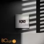 Розетка акустическая встраиваемая VOLTUM S70 4-местная, (шелк) VLS060304 - Фото 3