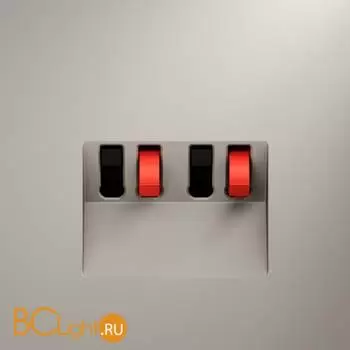 Розетка акустическая встраиваемая VOLTUM S70 4-местная, (кашемир) VLS060303 - Фото 0