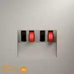 Розетка акустическая встраиваемая VOLTUM S70 4-местная, (кашемир) VLS060303 - Фото 0