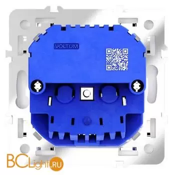 Розетка встраиваемая VOLTUM S70 с заземлением и защитными шторками, 16А, с USB, A+A, (кашемир) VLS040403 - Фото 2