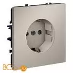 Розетка встраиваемая VOLTUM S70 с заземлением и защитными шторками, 16А, (кашемир) VLS040203 - Фото 5