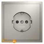 Розетка встраиваемая VOLTUM S70 с заземлением и защитными шторками, 16А, (кашемир) VLS040203 - Фото 7
