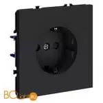 Розетка встраиваемая VOLTUM S70 с заземлением и защитными шторками, 16А, (графит) VLS040207 - Фото 5