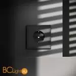 Розетка встраиваемая VOLTUM S70 с заземлением и защитными шторками, 16А, (графит) VLS040207 - Фото 7