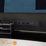 Заглушка VOLTUM S70 с суппортом, (графит) VLS080107 - Фото 4