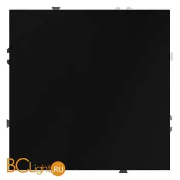 Заглушка VOLTUM S70 с суппортом, (черный матовый) VLS080108