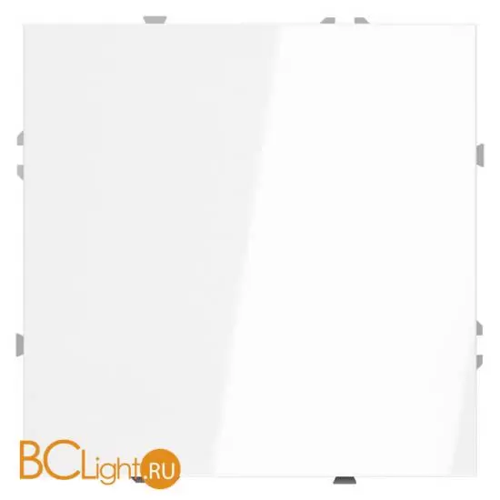 Заглушка VOLTUM S70 с суппортом, (белый глянцевый) VLS080101