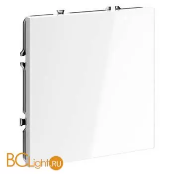 Заглушка VOLTUM S70 с суппортом, (белый глянцевый) VLS080101 - Фото 1