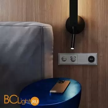 Рамка стеклянная VOLTUM S70 на 4 поста, (сталь, стекло) VLS110405 - Фото 2