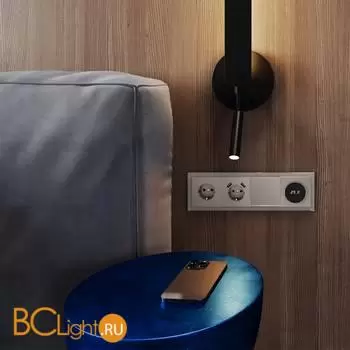 Рамка стеклянная VOLTUM S70 на 4 поста, (шелк, стекло) VLS110404 - Фото 2