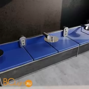 Рамка стеклянная VOLTUM S70 на 3 поста, (кашемир, стекло) VLS110303 - Фото 3