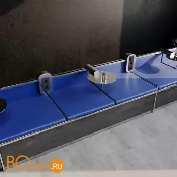 Рамка стеклянная VOLTUM S70 на 3 поста, (черный,стекло) VLS110308 - Фото 3